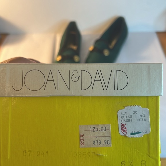 Vintage Joan & David Velvet Loafers - Picture 7 of 8
